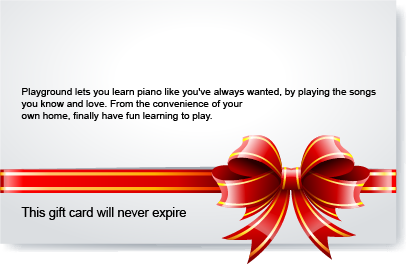 Playground Sessions Gift Card